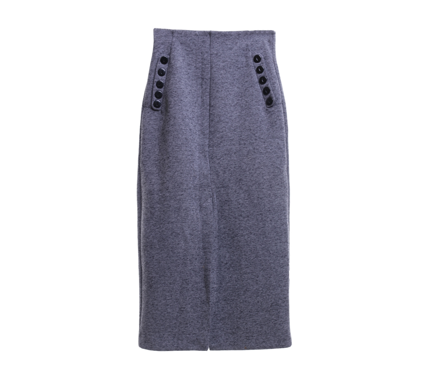 H&M Grey Slit Maxi Skirt