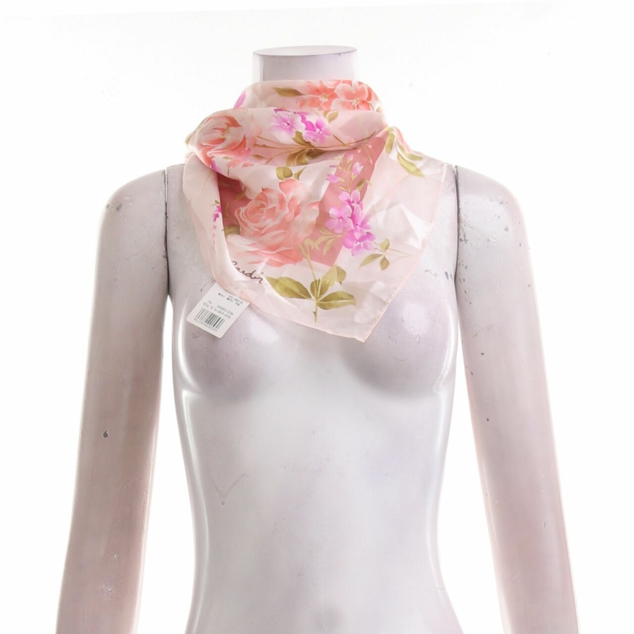 Pierre Cardin Pink Floral Scarf