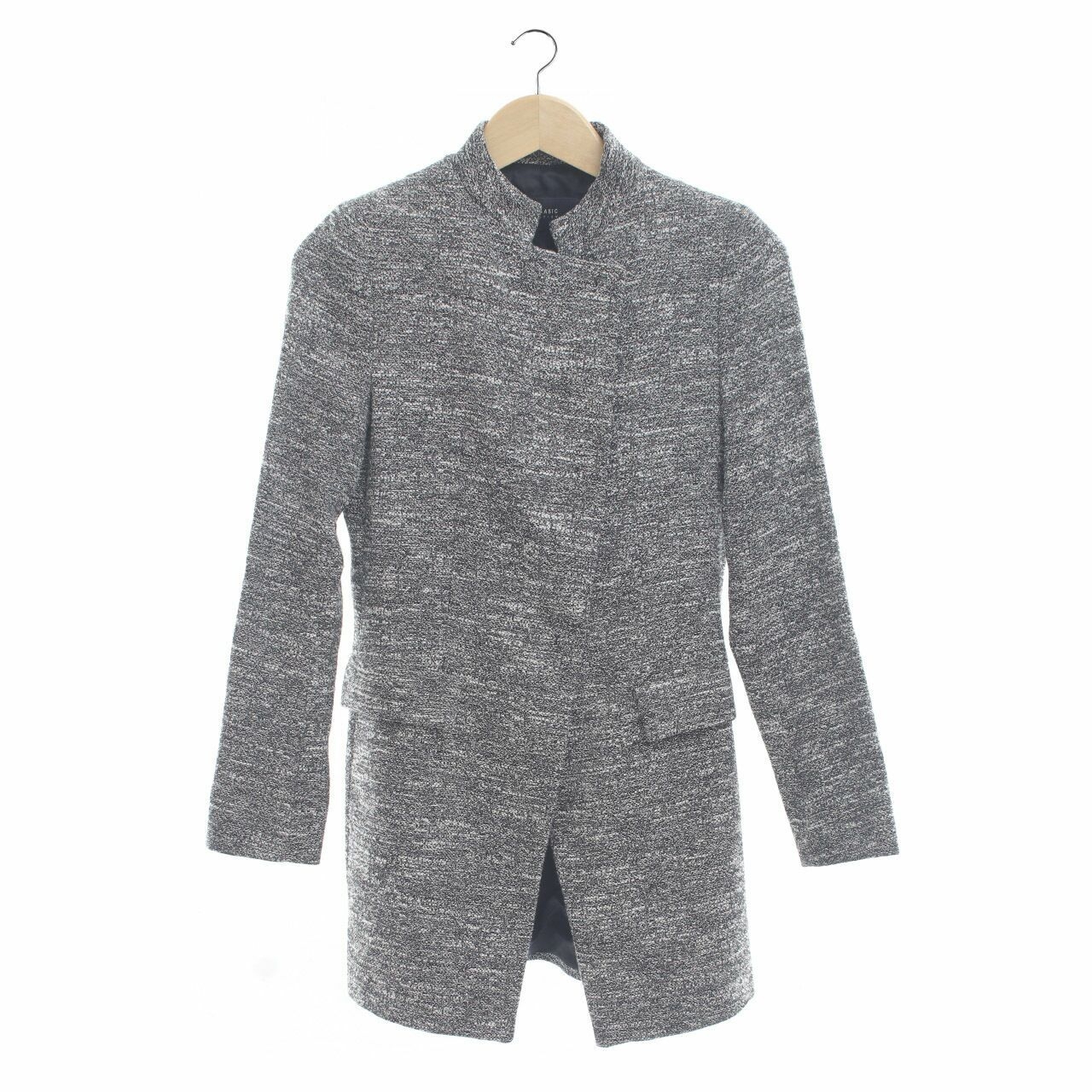 Zara Grey Tweed Blazer 