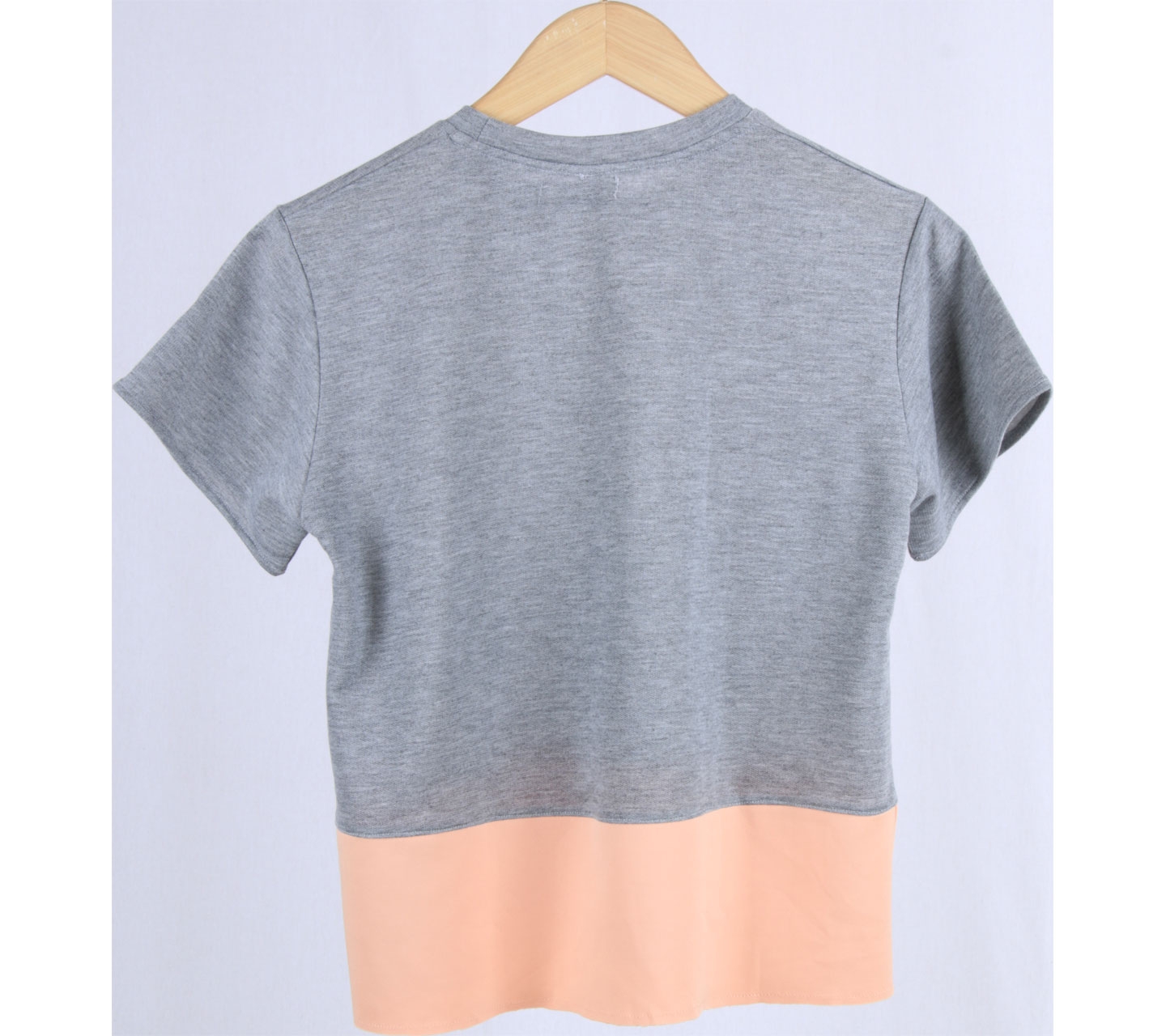 Cotton Ink Grey And Orange Blouse