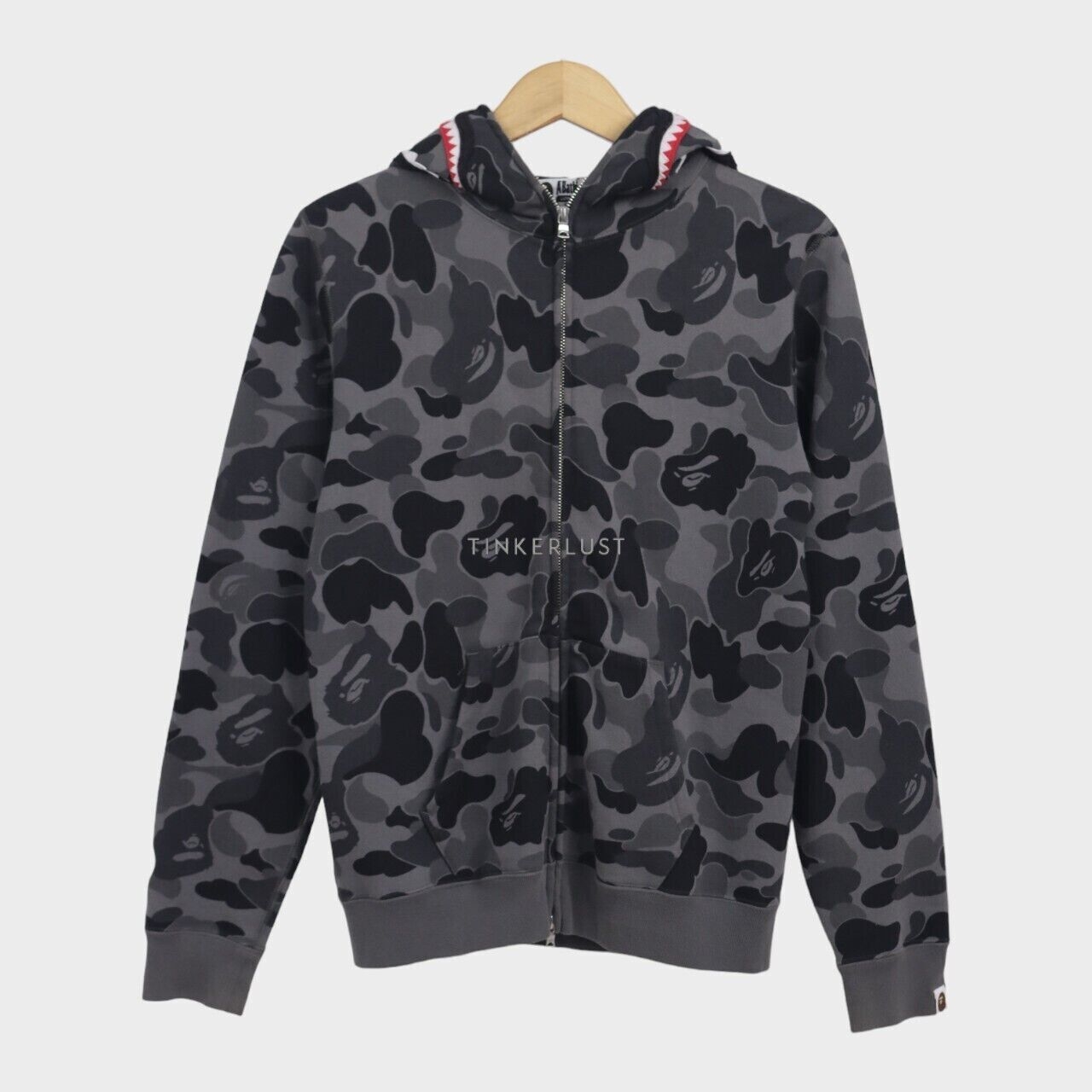 A Bathing Ape Shark Camo Grey Jacket