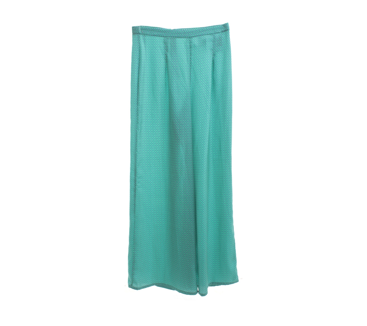 Zara Green Printed Culottes Long Pants