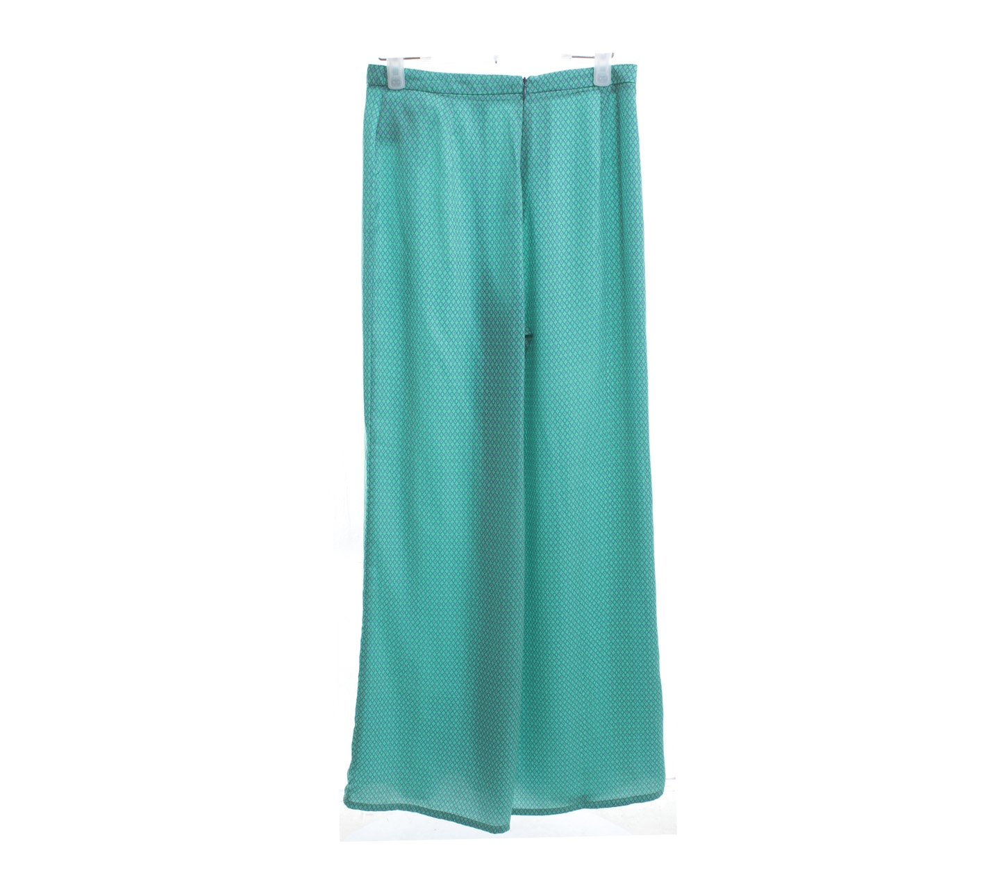 Zara Green Printed Culottes Long Pants