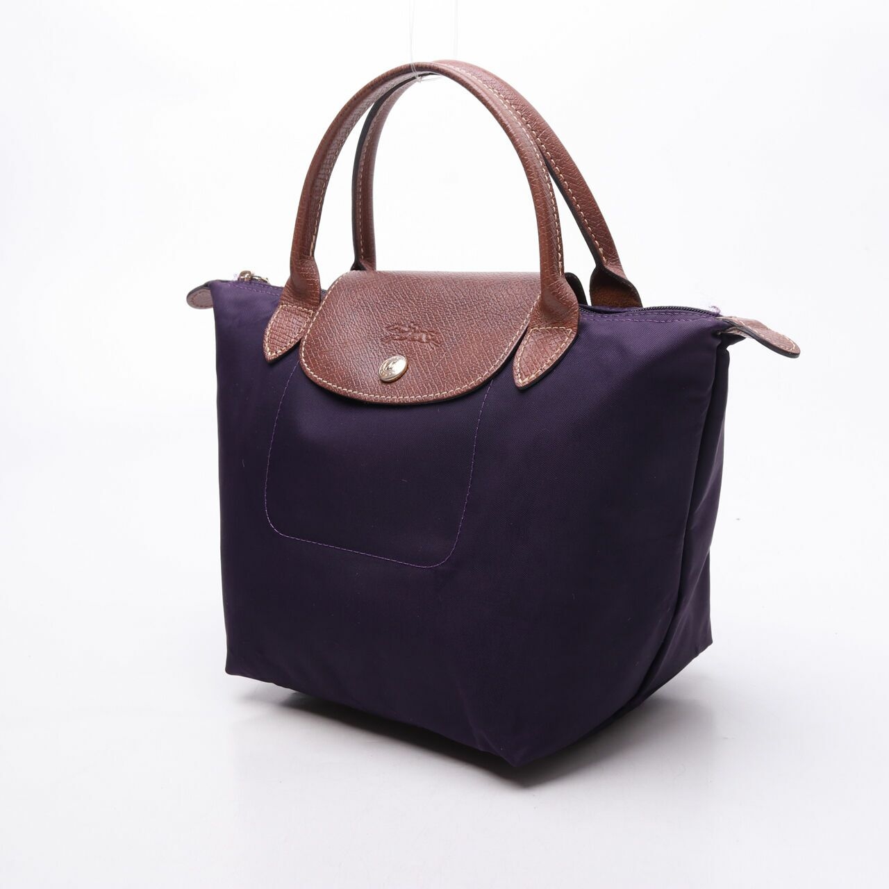 Longchamp Mini Le Pliage Purple Handbag