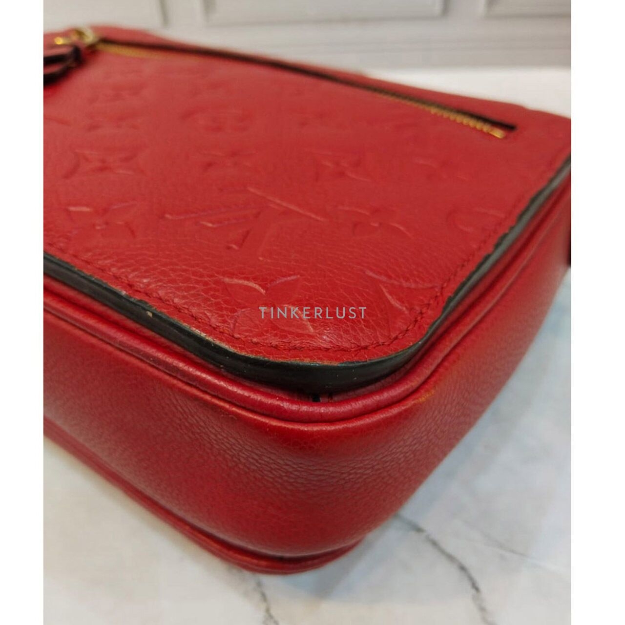 Louis Vuitton Metis Empreinte Red 2017 Satchel