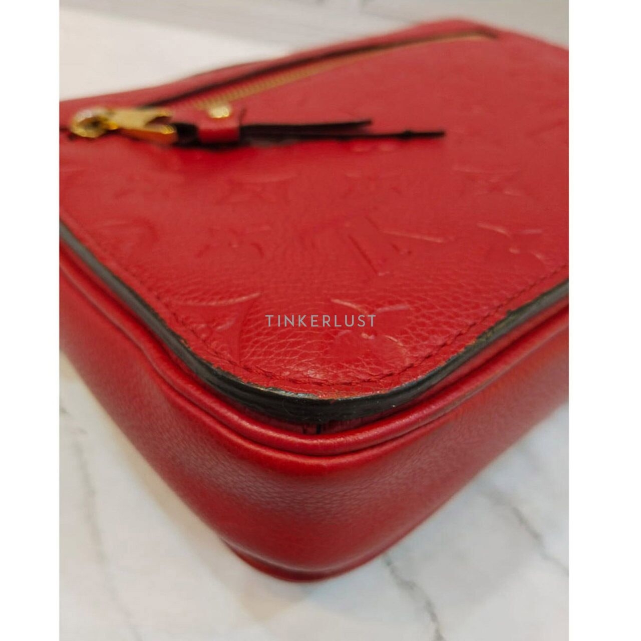 Louis Vuitton Metis Empreinte Red 2017 Satchel