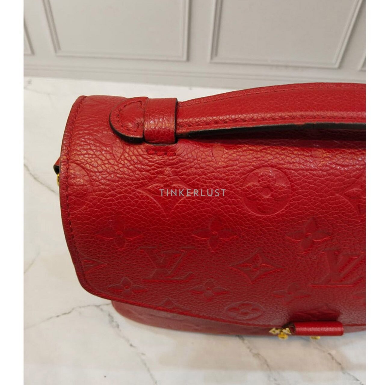 Louis Vuitton Metis Empreinte Red 2017 Satchel