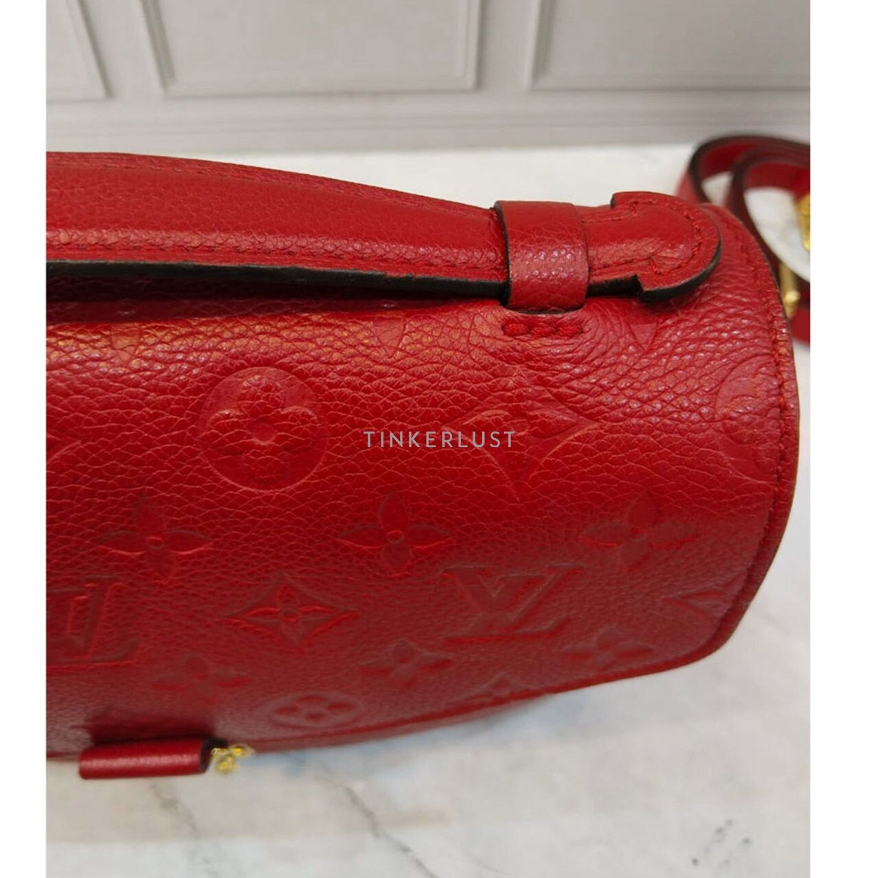 Louis Vuitton Metis Empreinte Red 2017 Satchel