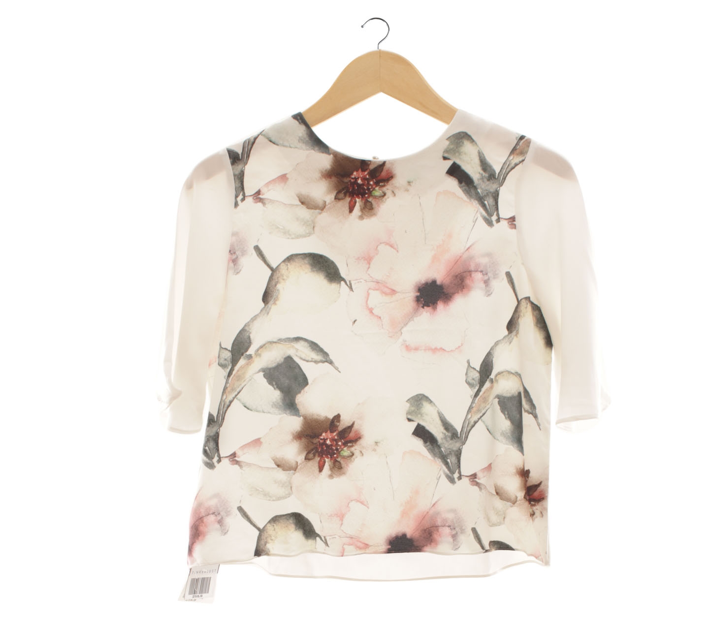 Shop At Velvet Off White Floral Blouse