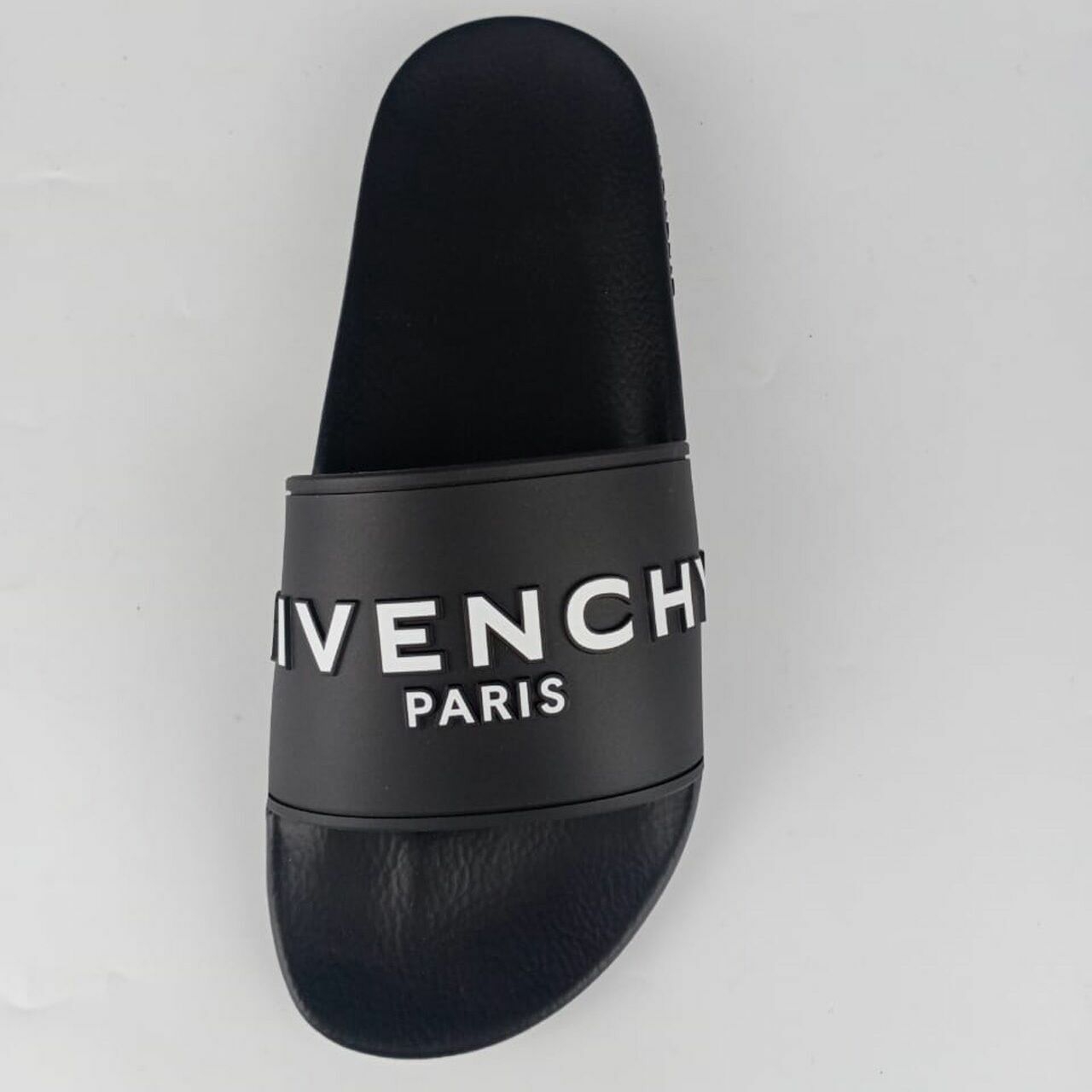 Givenchy Logo Slides in Black Sandals