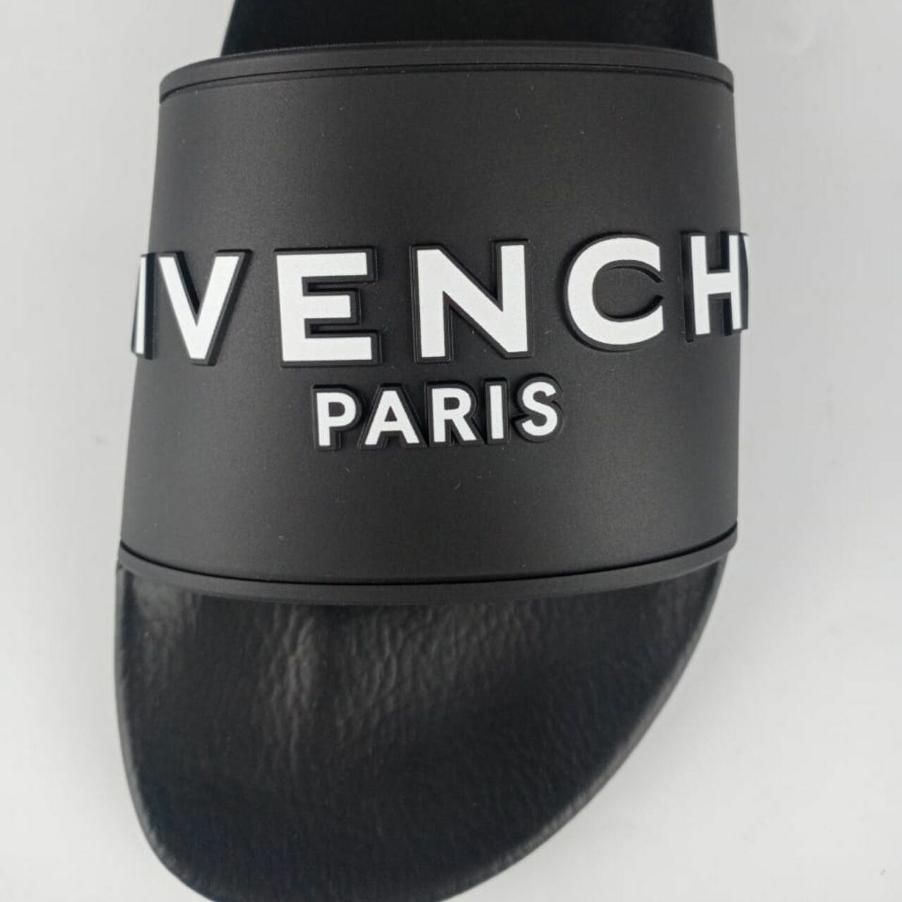 Givenchy Logo Slides in Black Sandals