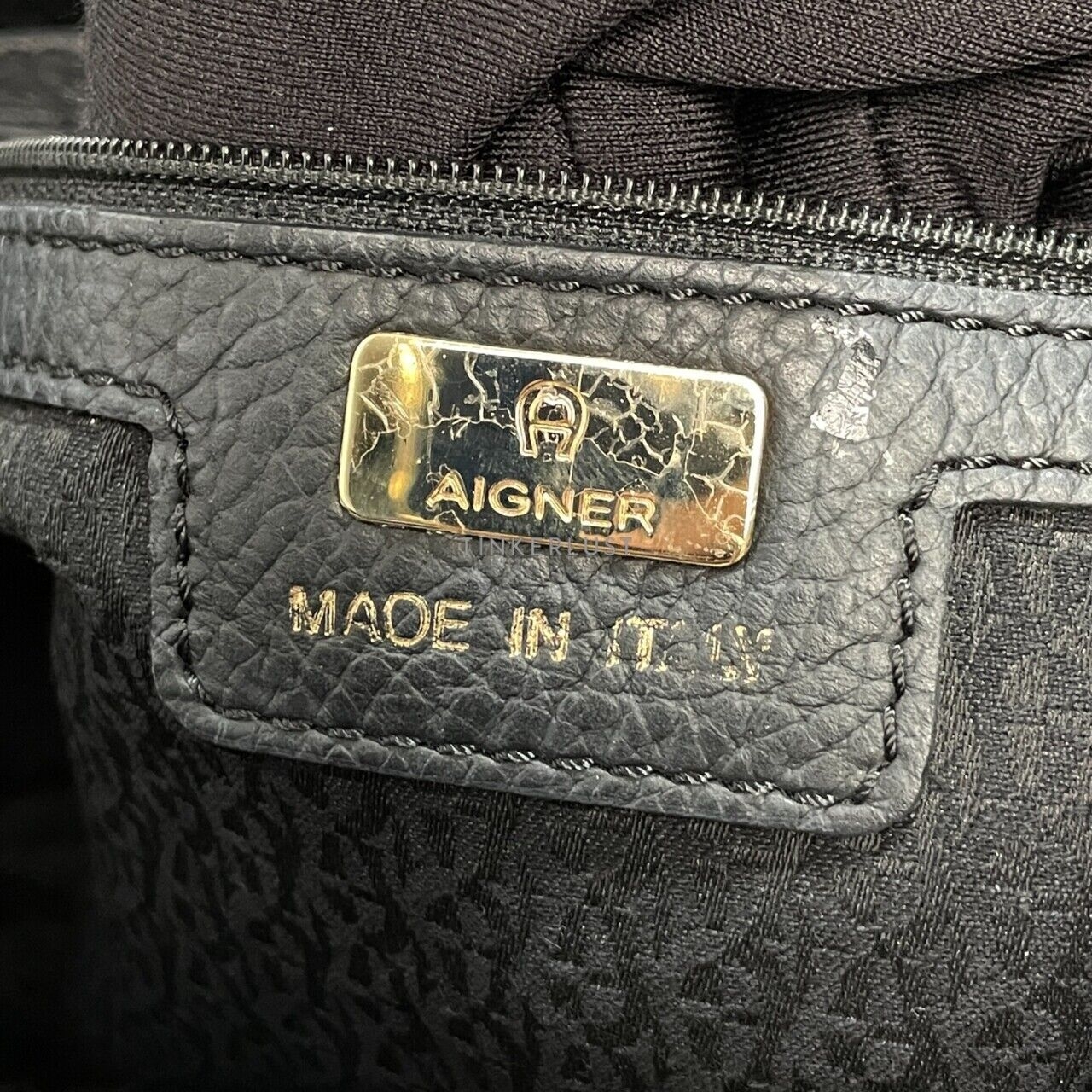 Aigner Black Satchel