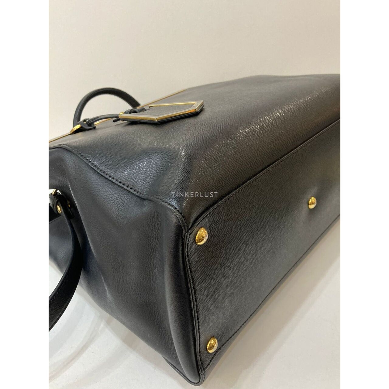 Fendi 2Jours Black GHW Satchel