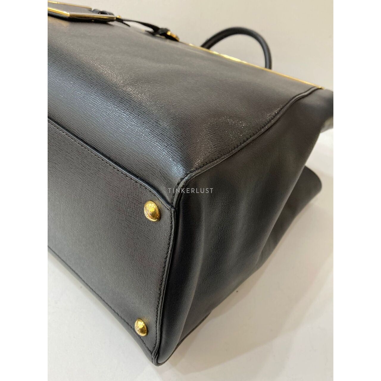 Fendi 2Jours Black GHW Satchel