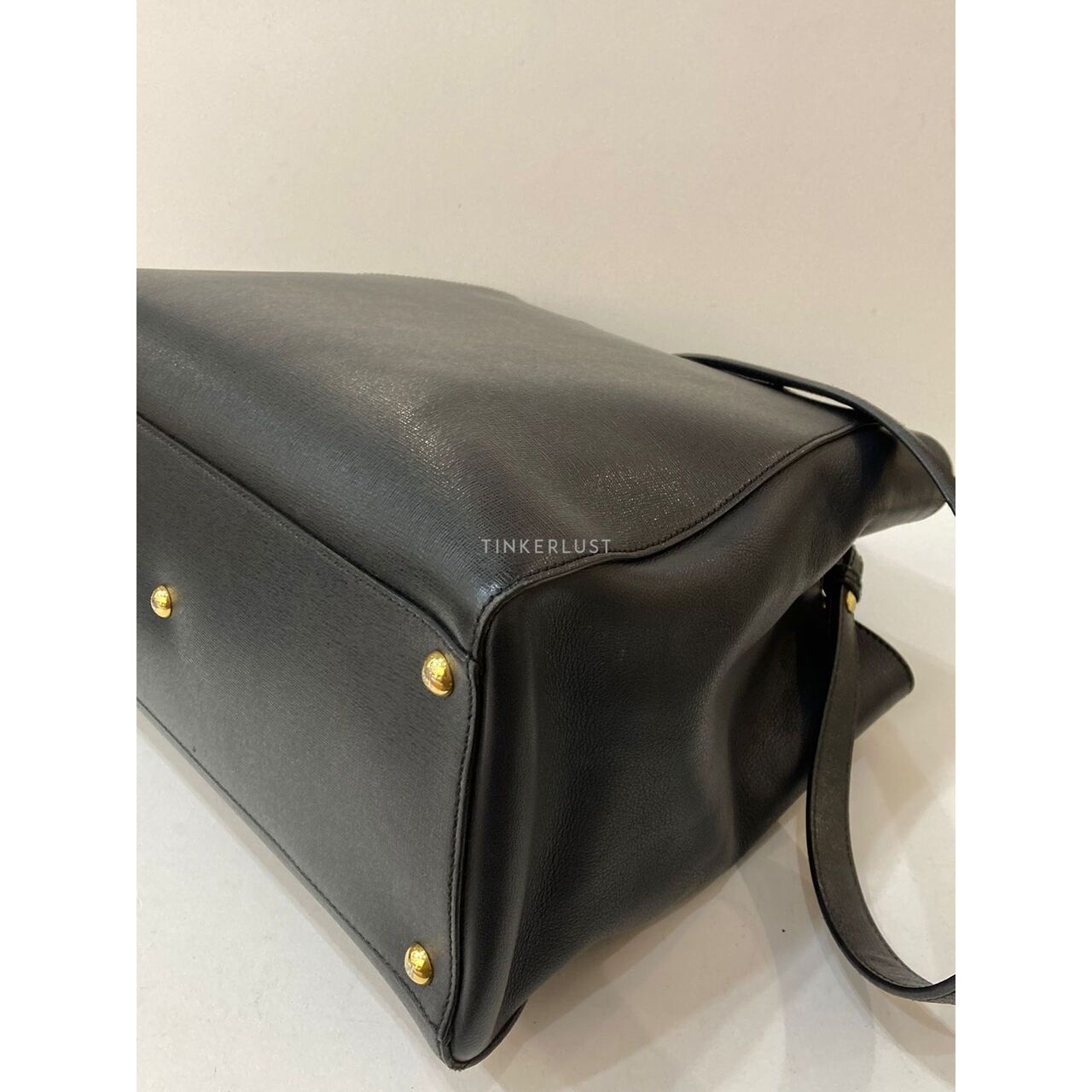 Fendi 2Jours Black GHW Satchel