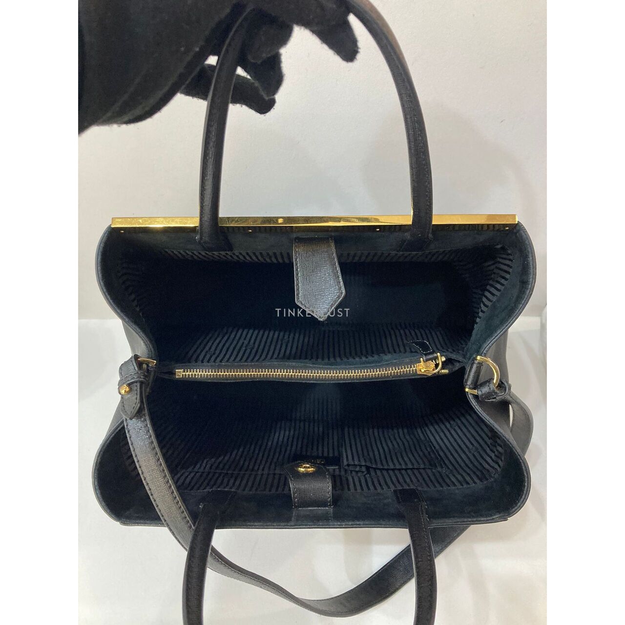 Fendi 2Jours Black GHW Satchel