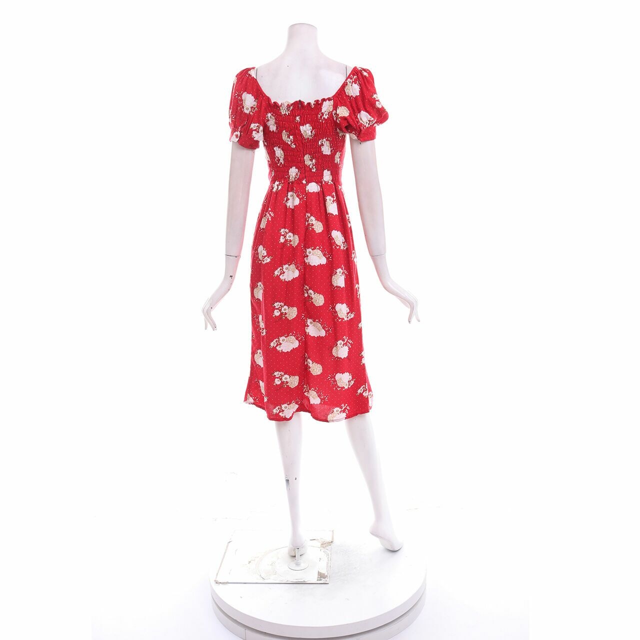 With Love Red Floral Mini Dress