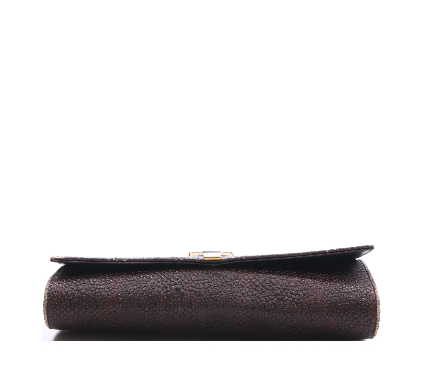 Ysl Dark Brown Clutch