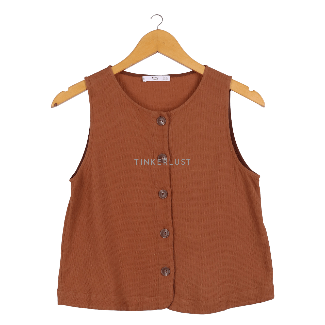 Mango Brown Sleeveless