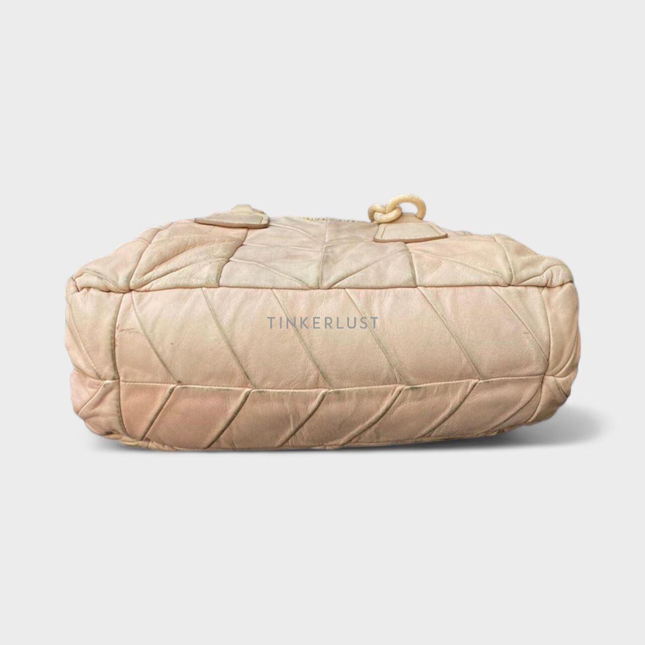 Miu Miu Take All Peach Shoulder Bag