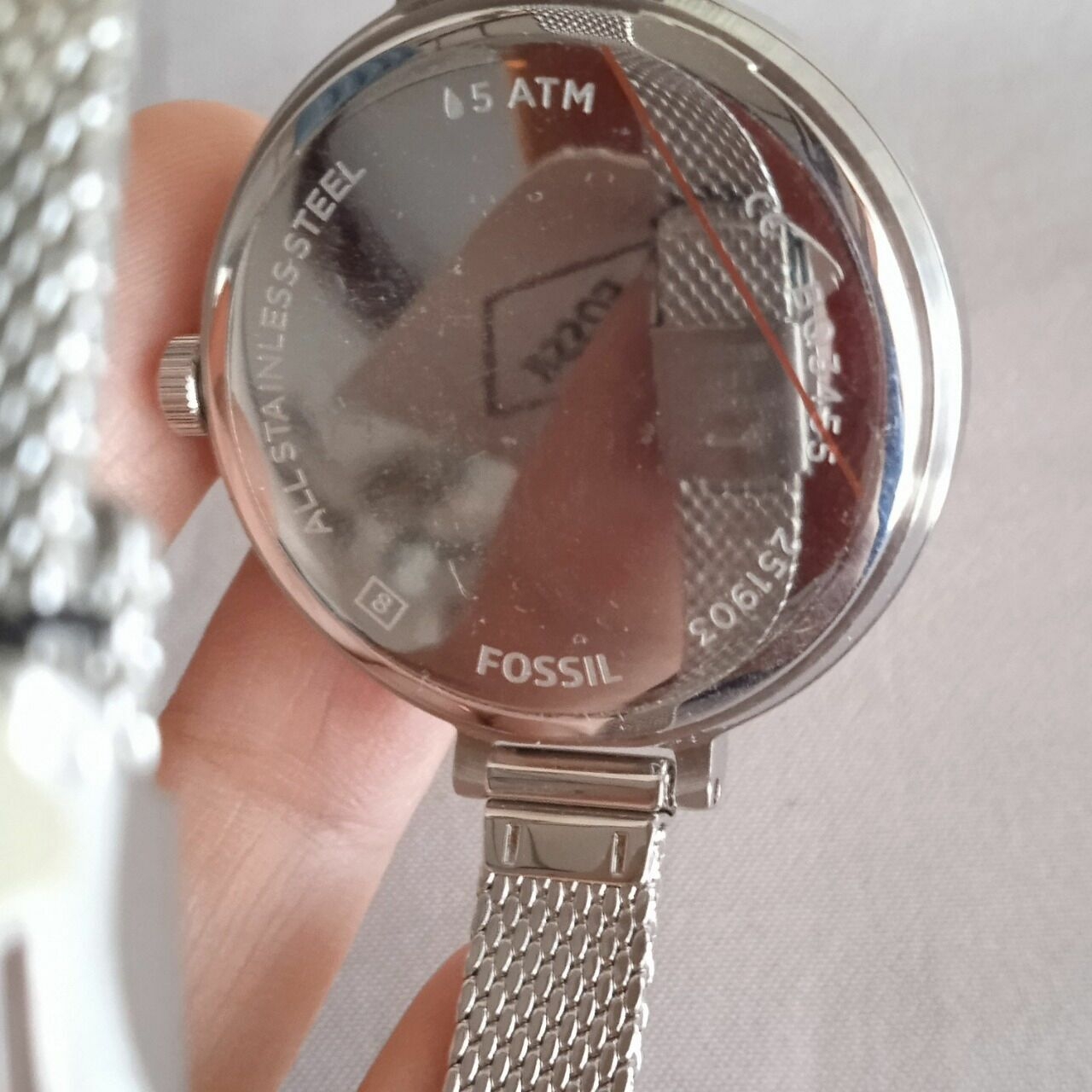 Fossil Bq3455 Stainless Silver