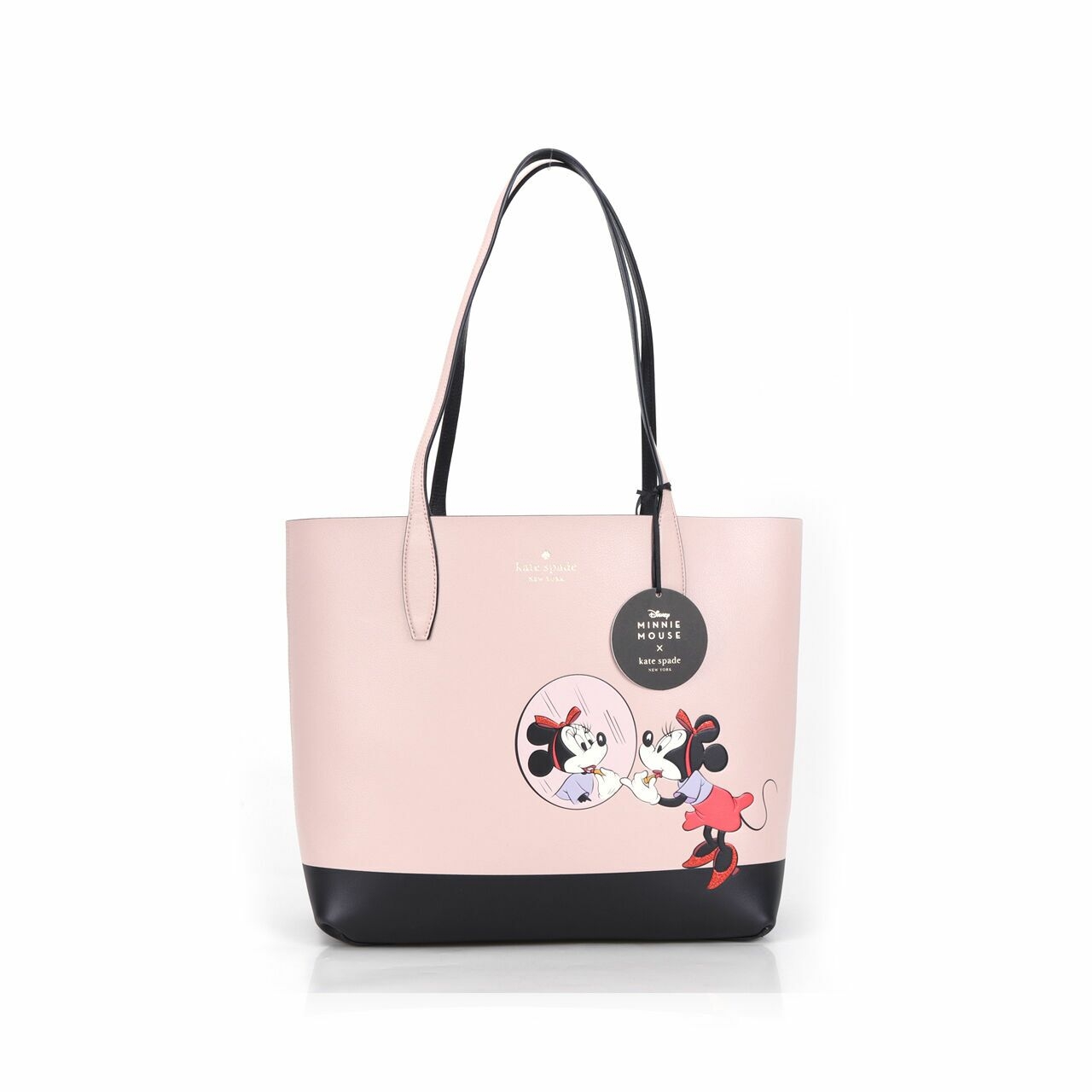 Kate Spade X Disney Minnie Mouse Large Reversible Tote Pale Vellum Multi 