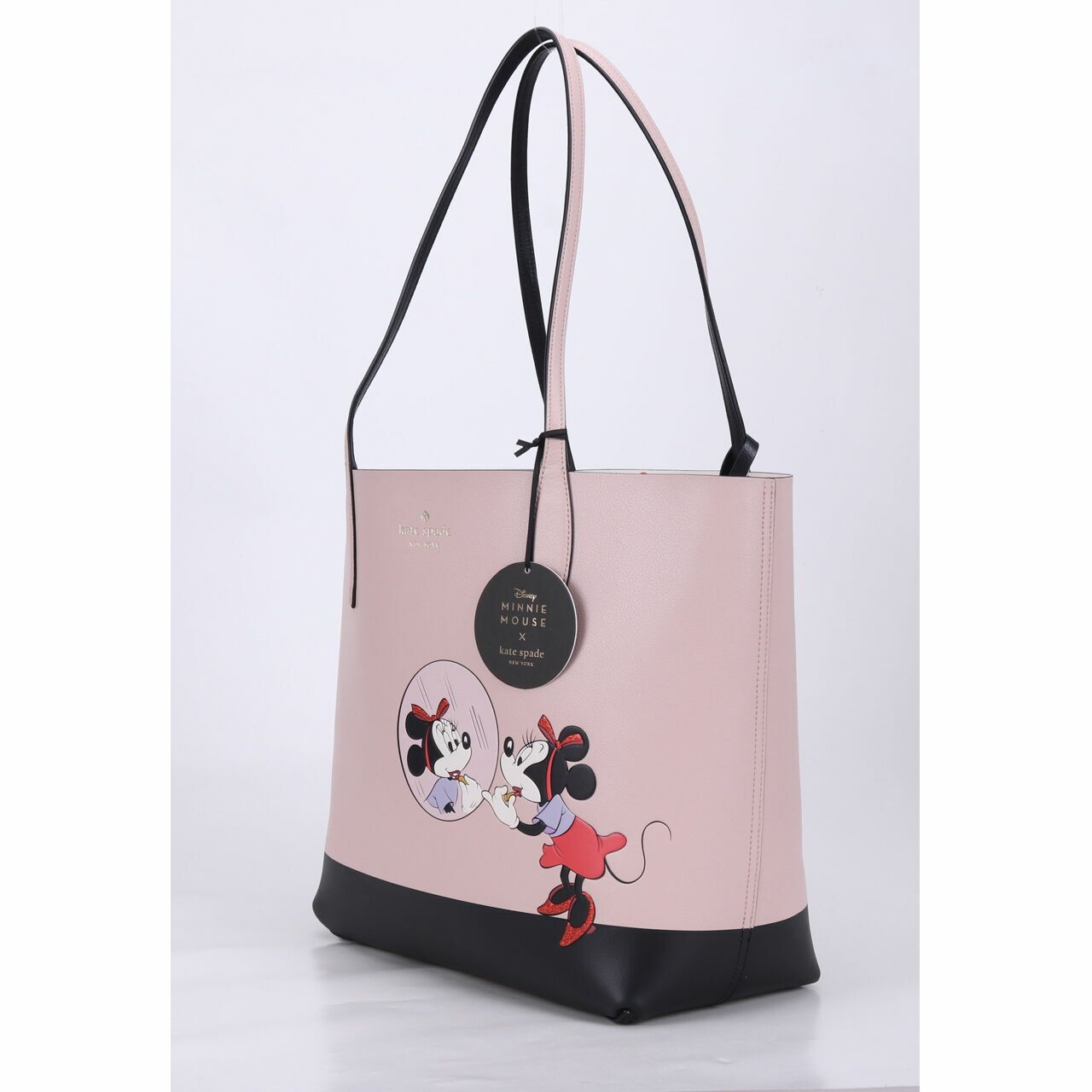 Kate Spade X Disney Minnie Mouse Large Reversible Tote Pale Vellum Multi 