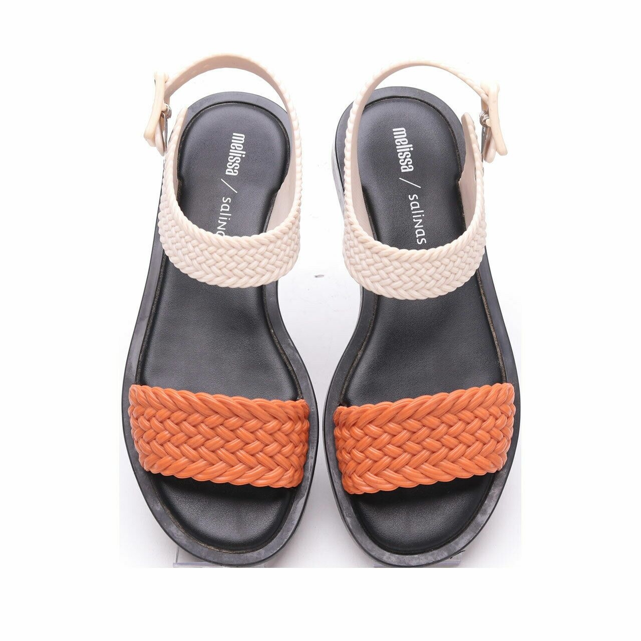 Melissa Mar Sandal + Salinas A Orange & Black Sandals