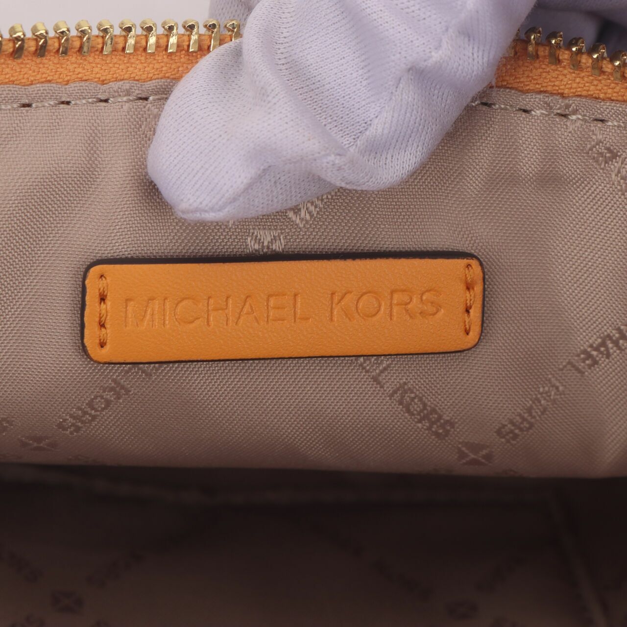 Michael Kors 35F2GTTC2L Medium Double Zip Crossbody Honeycomb