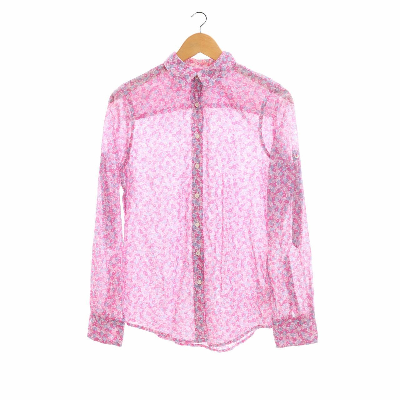 GAP Pink Floral Shirt