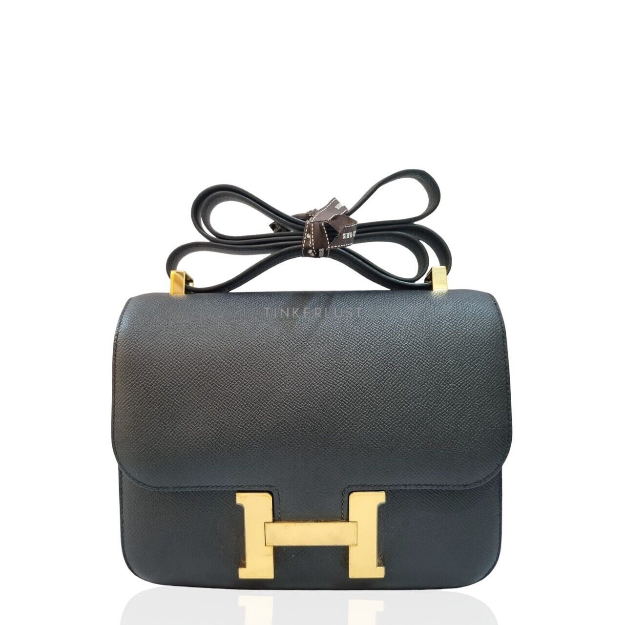 Hermes Constance 24 Black Epsom GHW #T Sling Bag