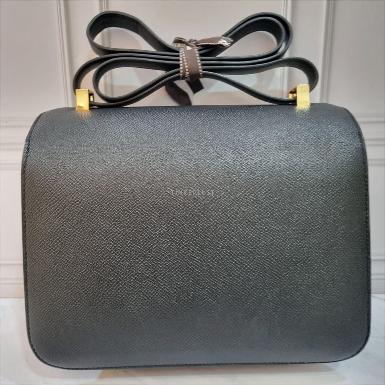 Hermes Constance 24 Black Epsom GHW #T Sling Bag