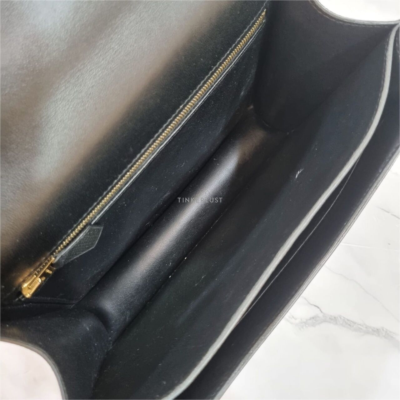 Hermes Constance 24 Black Epsom GHW #T Sling Bag