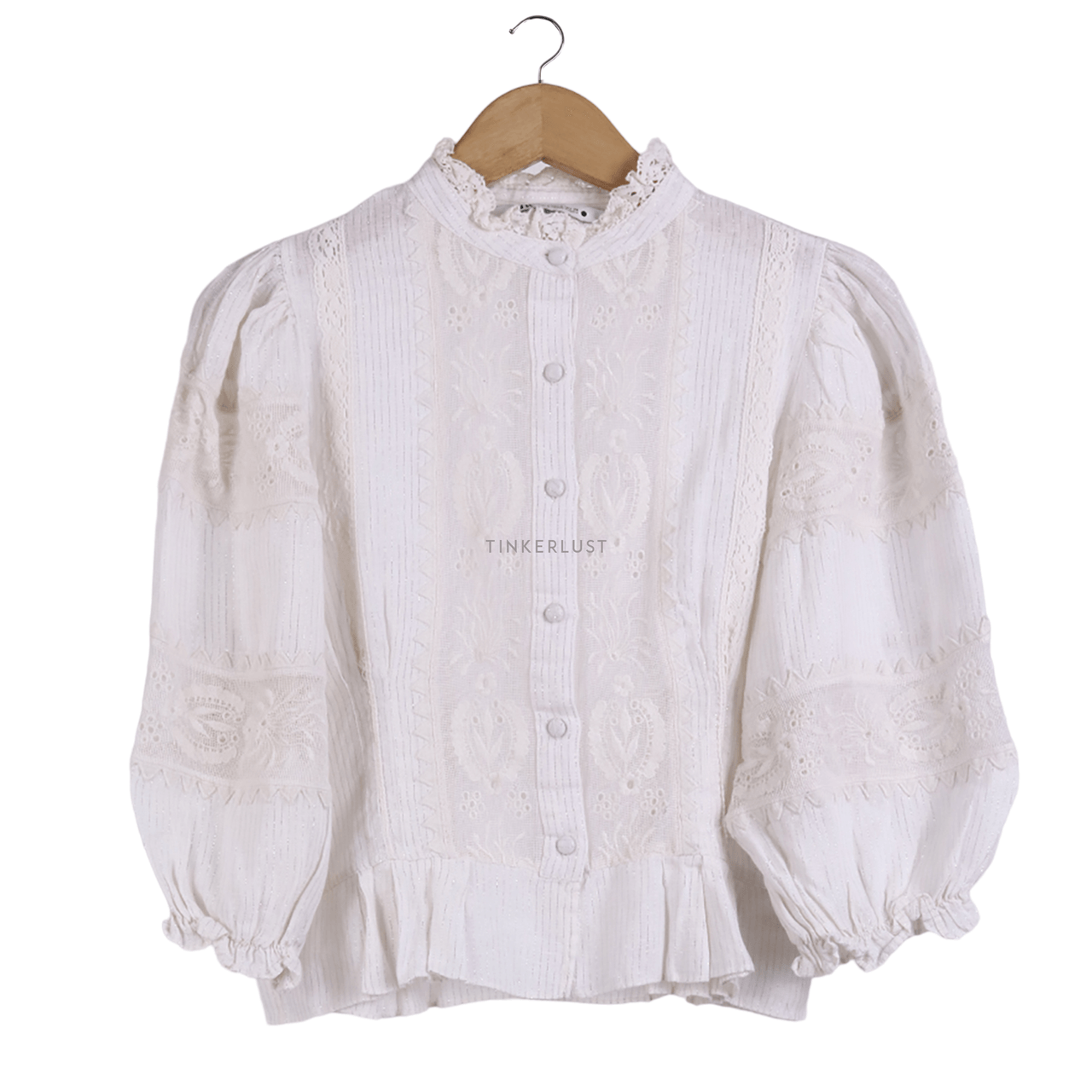 Zara Off White Blouse