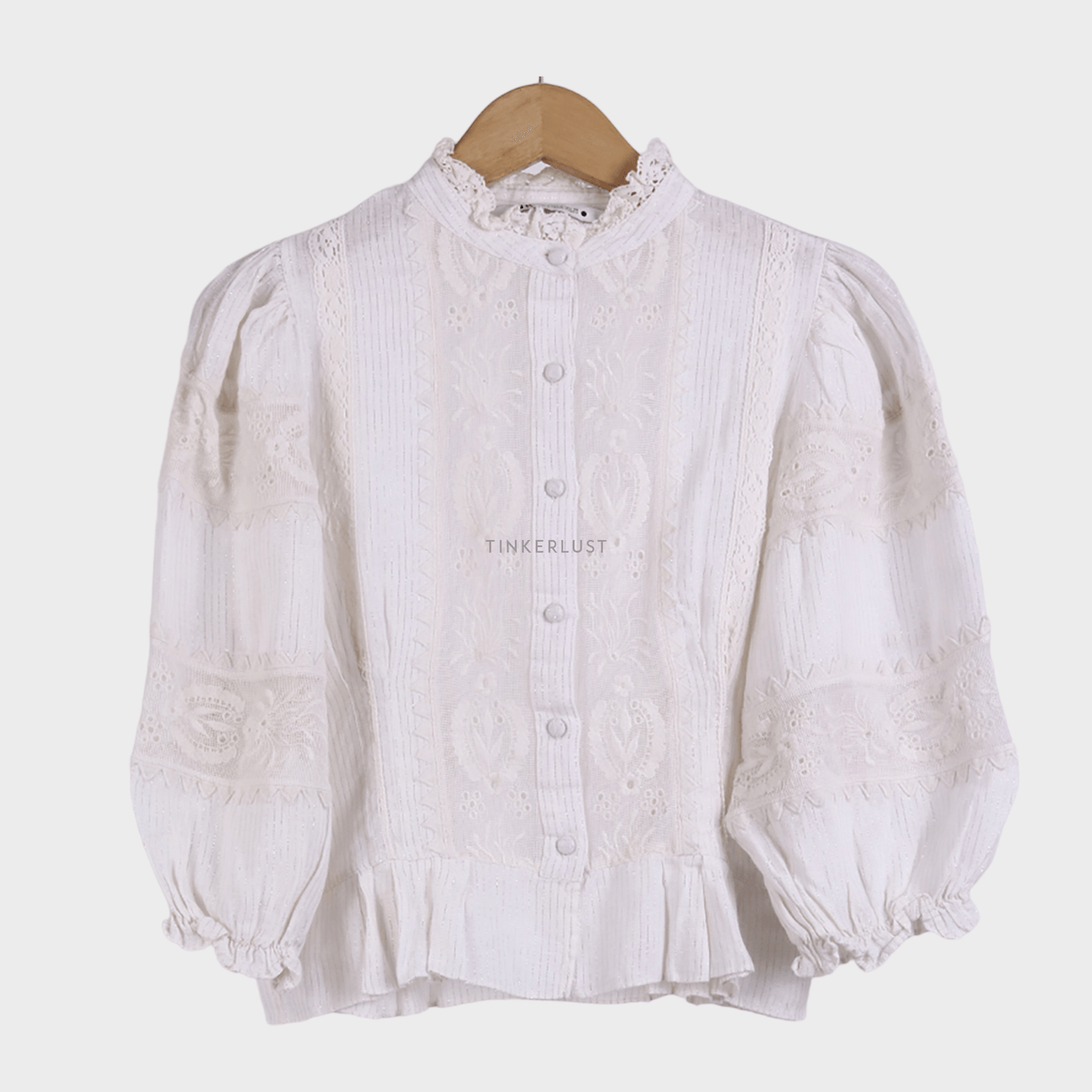 Zara Off White Blouse