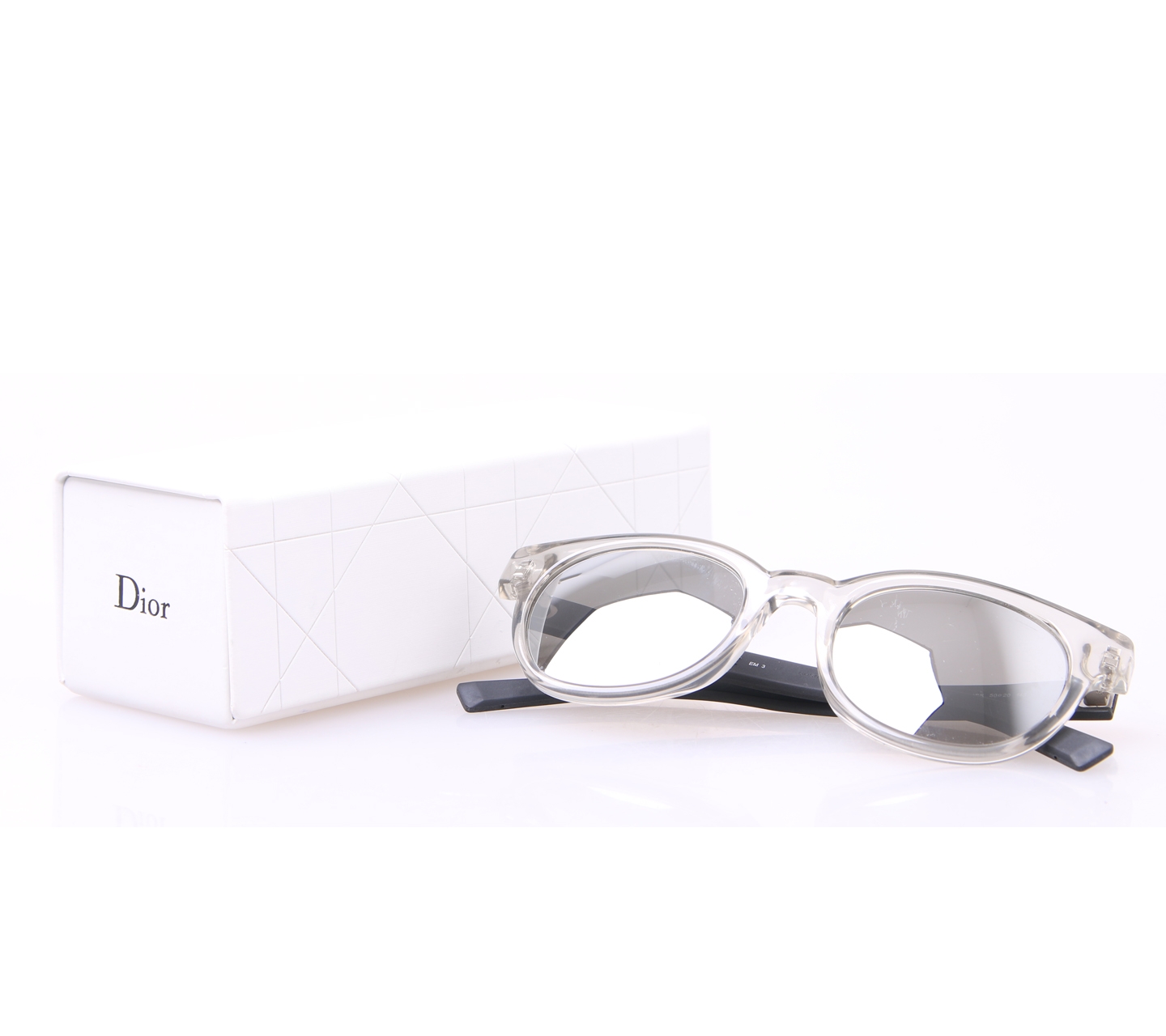 Christian Dior Black And Grey Sunglasses