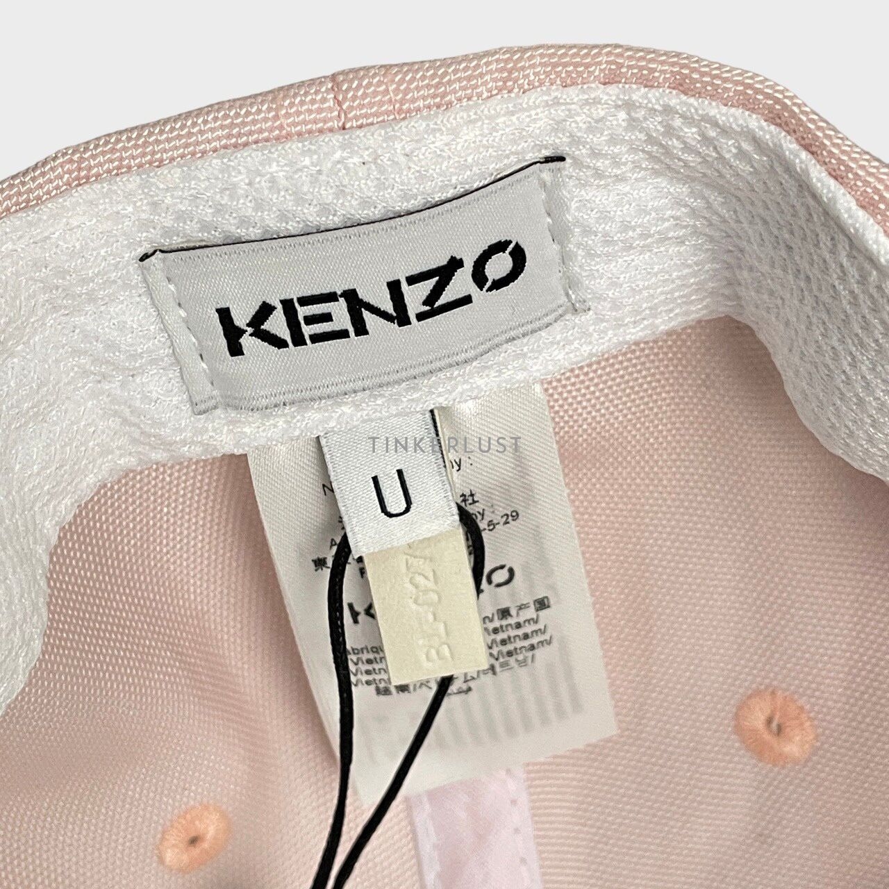 Kenzo Cap Men Fadded Tiger Pink Hats