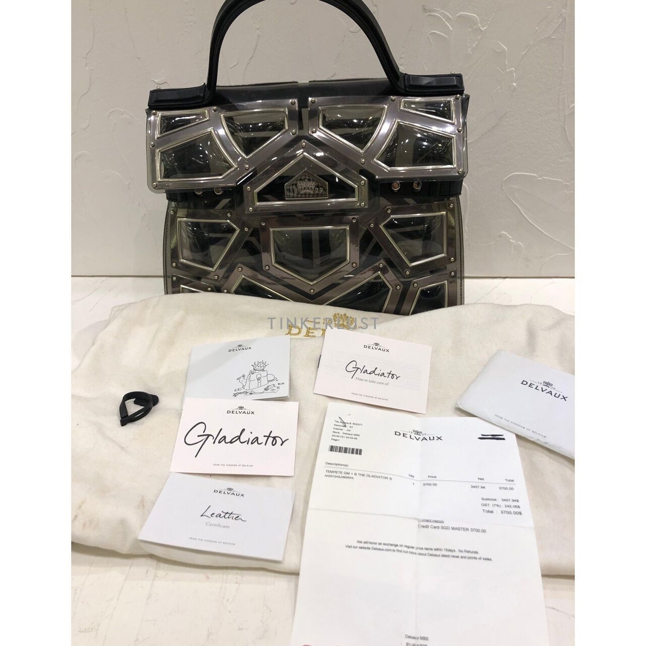 Delvaux Tempête GM Gladiator Handbag