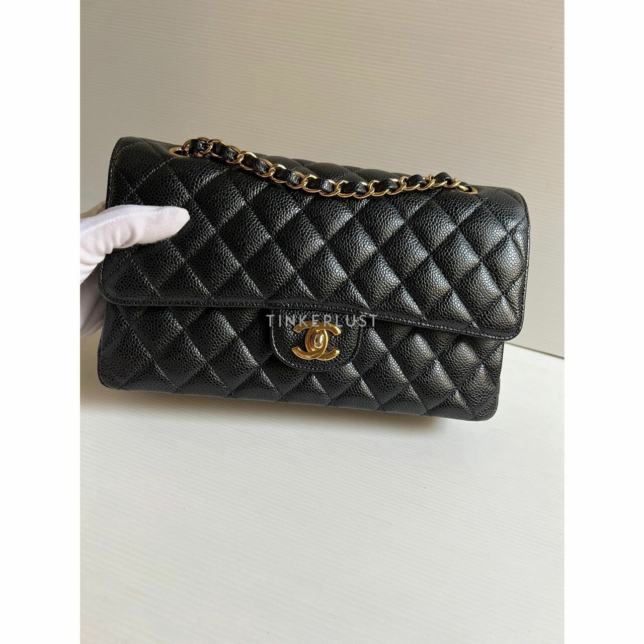 Chanel Classic Medium Black #23 GHW Shoulder Bag