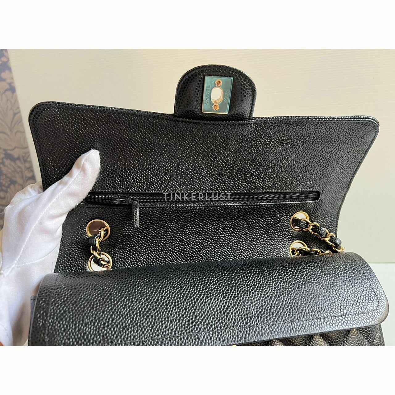 Chanel Classic Medium Black #23 GHW Shoulder Bag