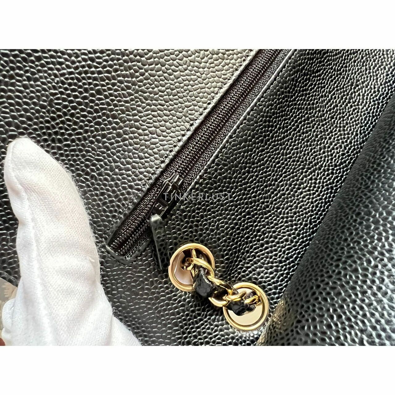 Chanel Classic Medium Black #23 GHW Shoulder Bag