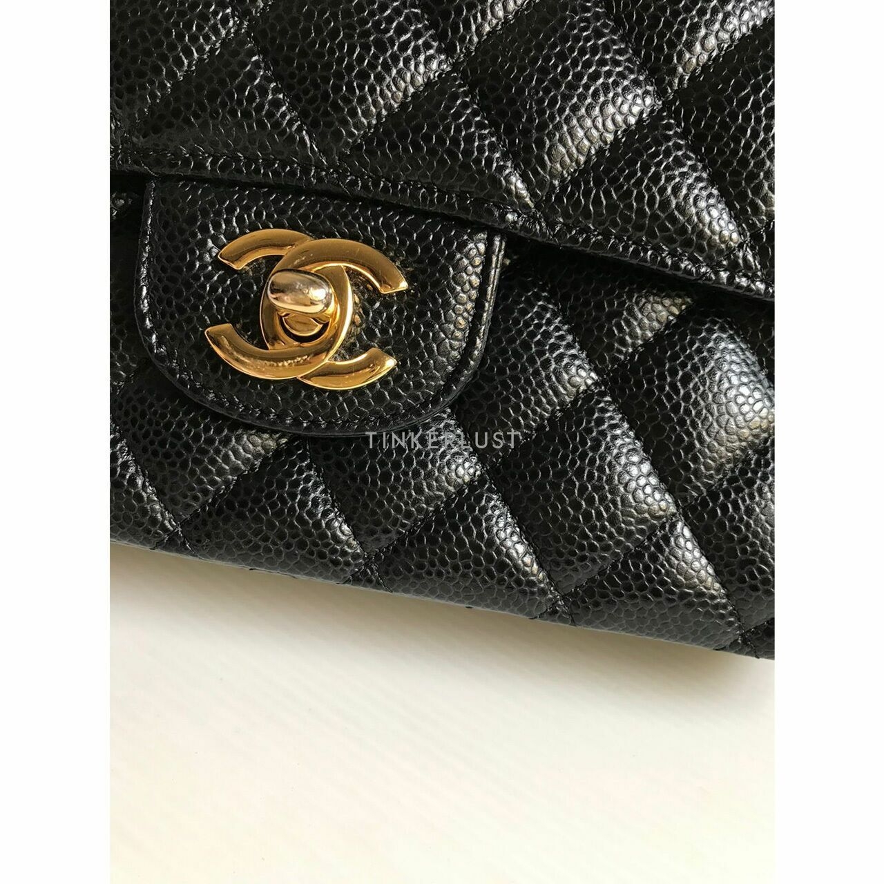 Chanel Classic Medium Black #23 GHW Shoulder Bag