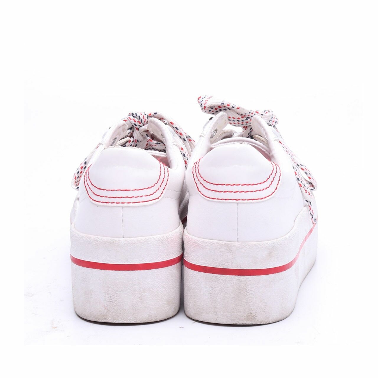 Bershka White Platform Triner Sneakers