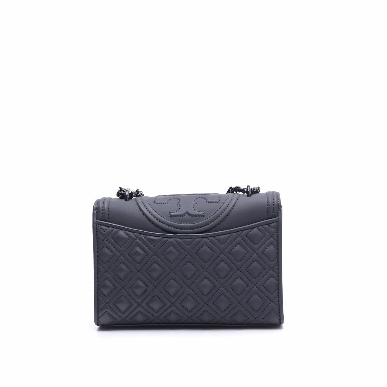 Tory Burch Black Flemming Matte Sling Bag