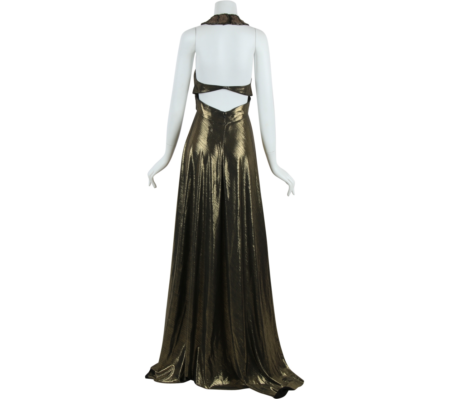 Gold Tube Long Dress