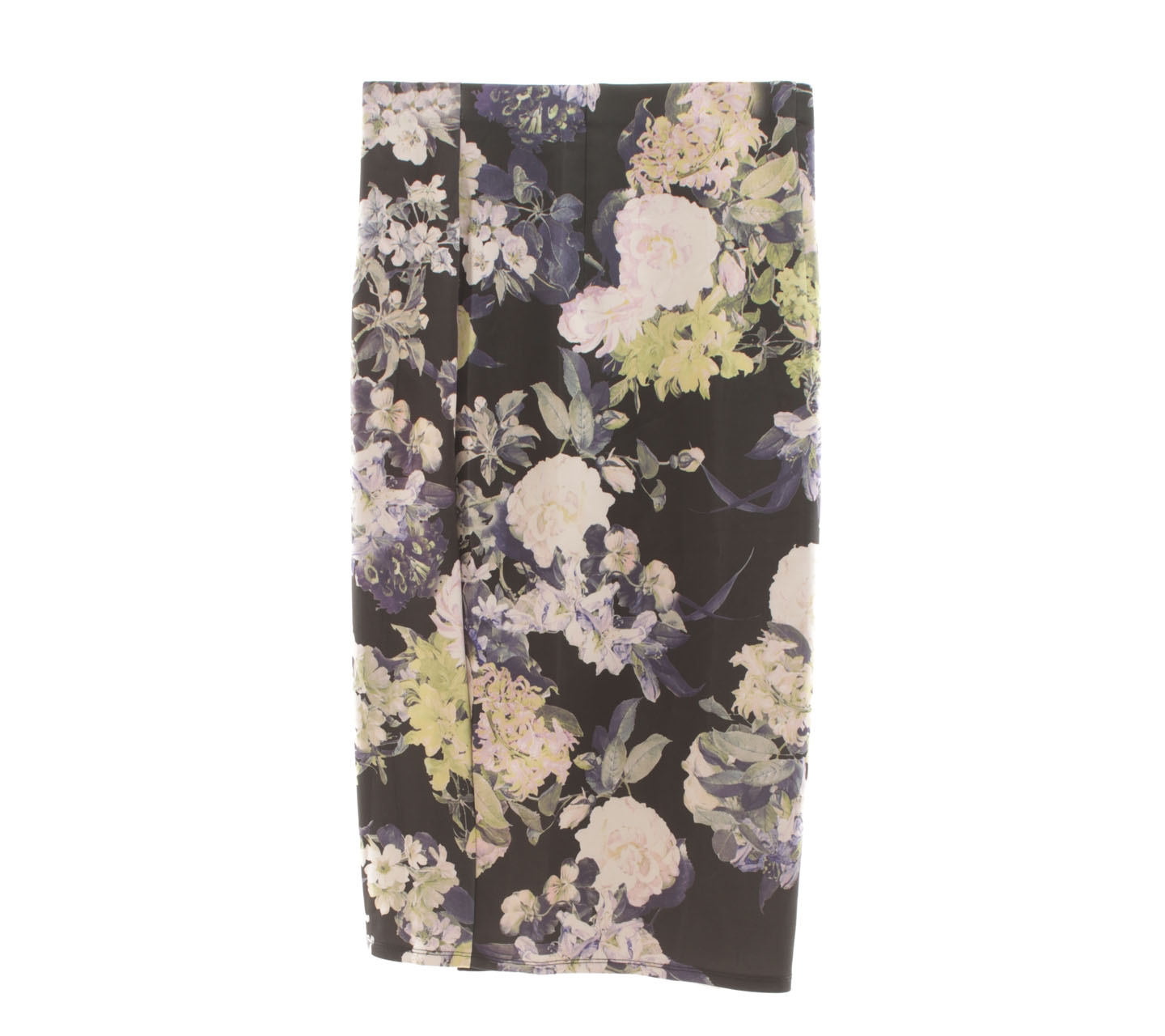 Dorothy Perkins Black Floral Midi Skirt