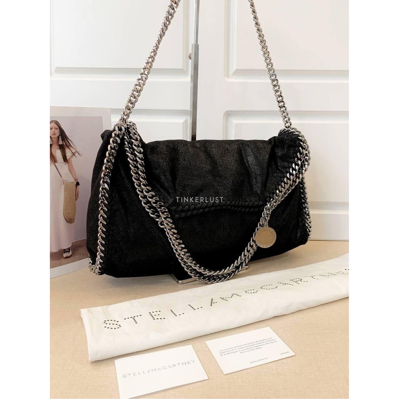 Stella McCartney Falabella Small Black Shoulder Bag