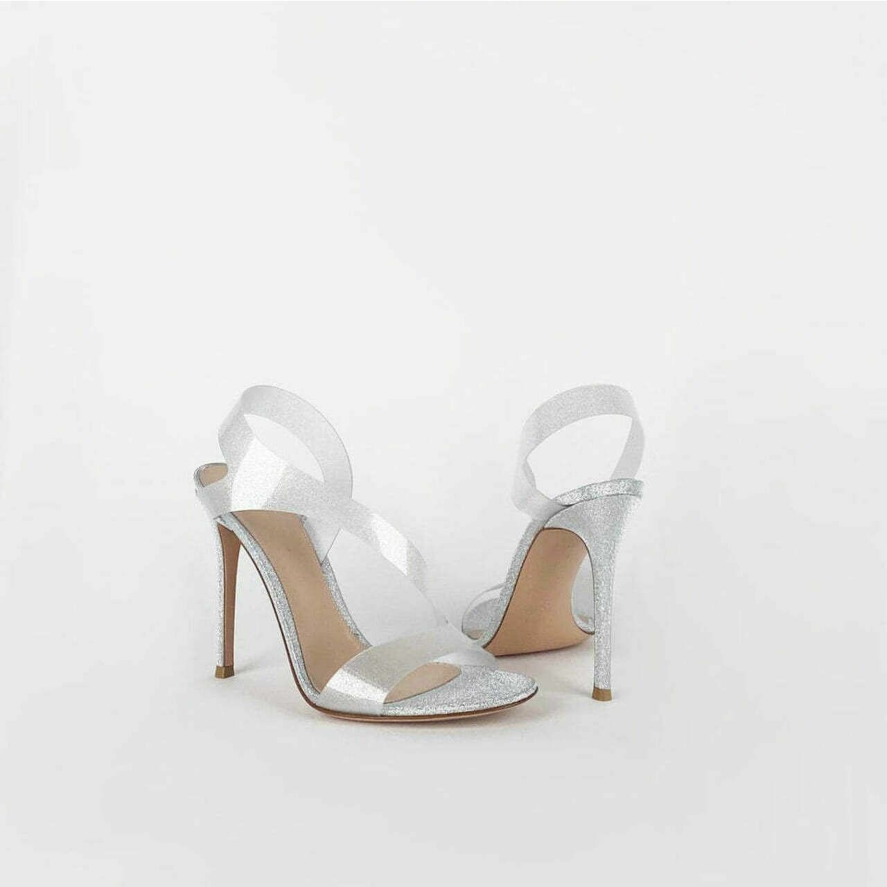 Gianvito Rossi Silver Sandals