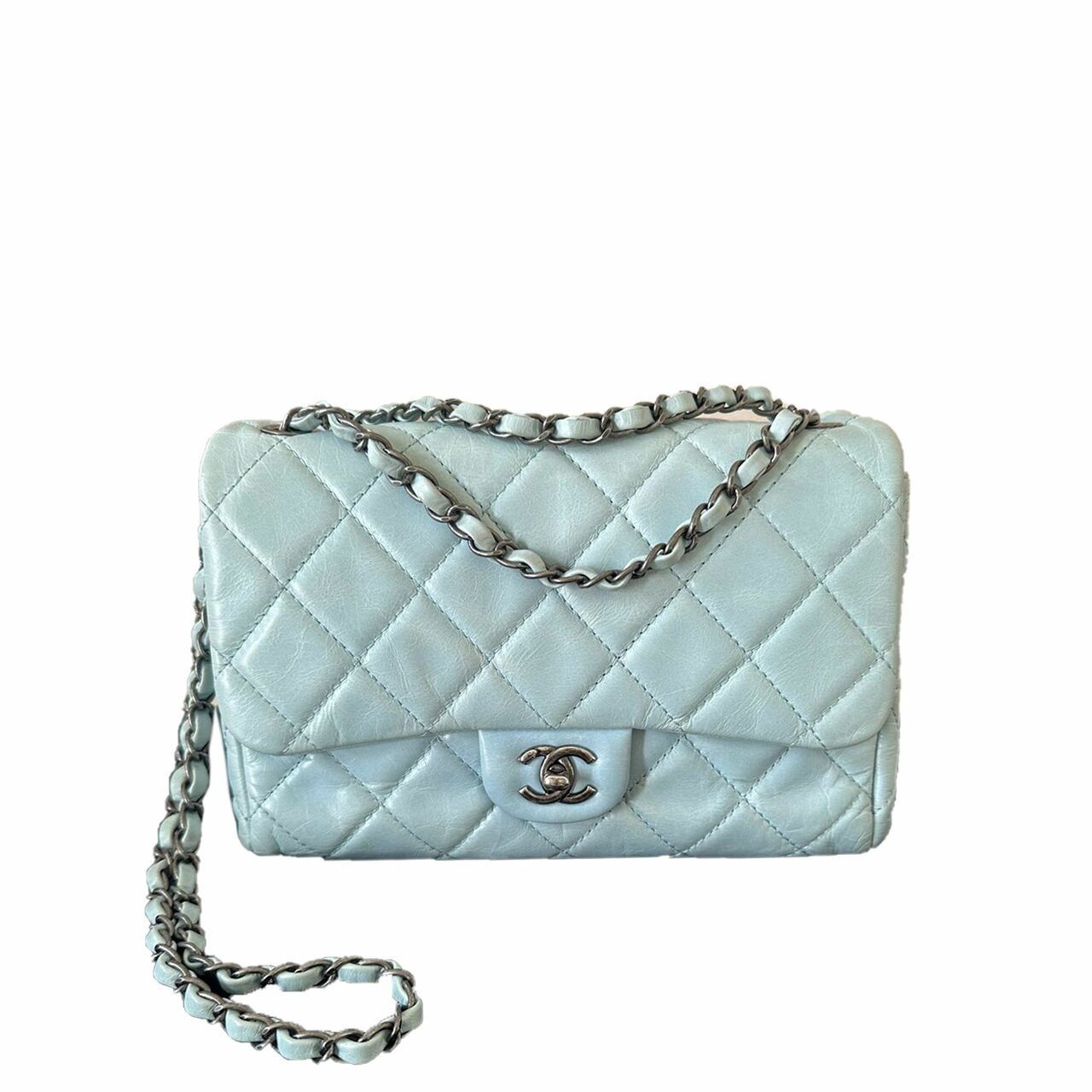 Chanel Baby Blue RHW #20 Shoulder Bag