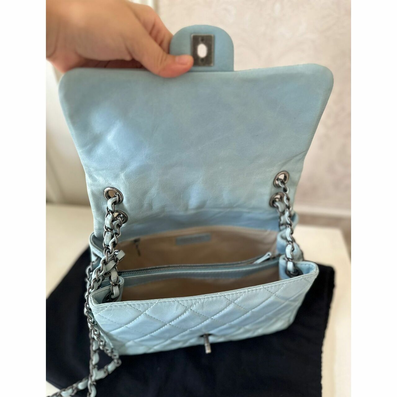 Chanel Baby Blue RHW #20 Shoulder Bag